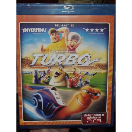 Turbo Blu Ray 3d Nuevo Original
