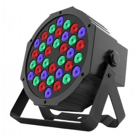 Luz De Escenario Led Tacho Par Genérica 36leds 110v/220v Luces Color Rgb