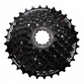 Piñon Shimano Cs-hg200 8v Cassette Bicicleta Mtb Cantidad Máxima De Dientes 32 Cantidad Mínima De Dientes 12 Color Negro