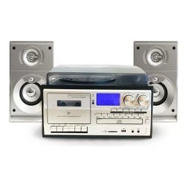 Tocadiscos Nuwa Tr-18cdsp Bandeja Vinilos Cassette Cd 9 En 1