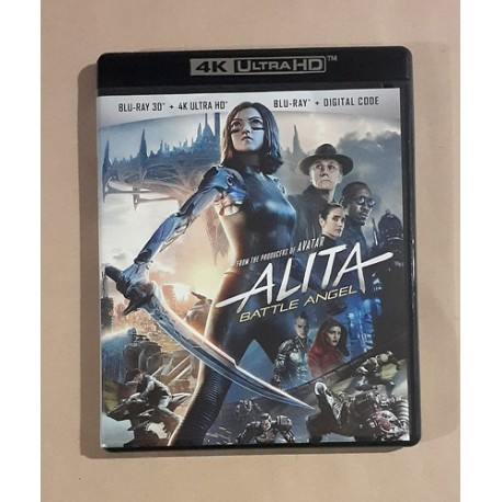 Battle Angel La Última Guerrera 4k + Blu-ray 3d 2d Original