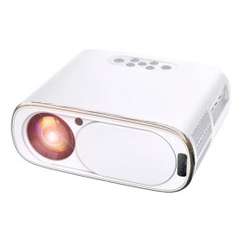 Mini Proyector Portatil Led Full Hd 1080 Usb Hdmi 6500 Lumen Color Blanco