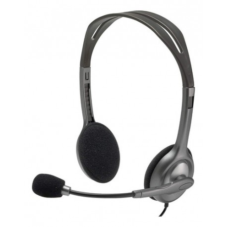 Auriculares Logitech H111 Gris