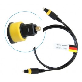 Cable Fibra Optica  Toslink 3 Mt Audio Digital