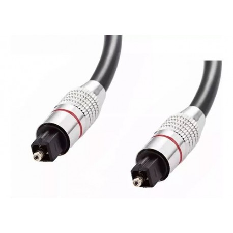 Cable Fibra Optica Skyway – Digital Toslink Plug 1,5m Reforzado