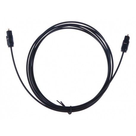 Cable Optico Digital Para Audio Fibra Optica Dorada 1,5 Mts